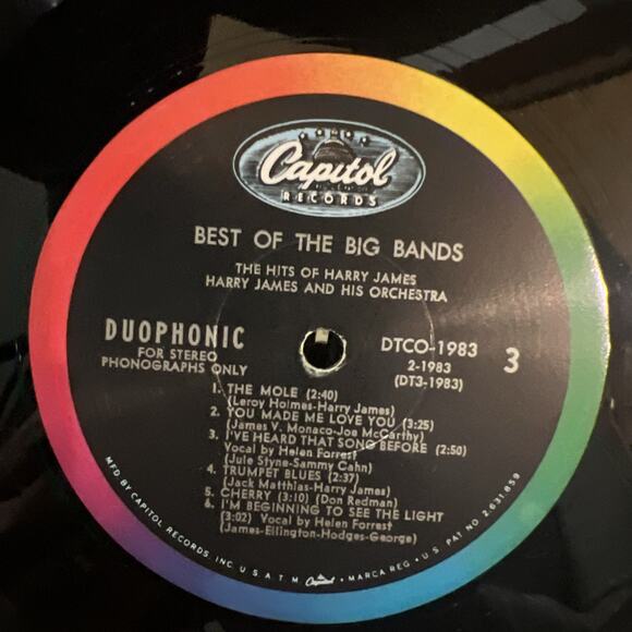 BEST OF THE BIG BANDS 3X VINYL LP ALBUM 1963 CAPITOL RECORDS VARIOUS ARTISTS EX - Picture 14 of 16